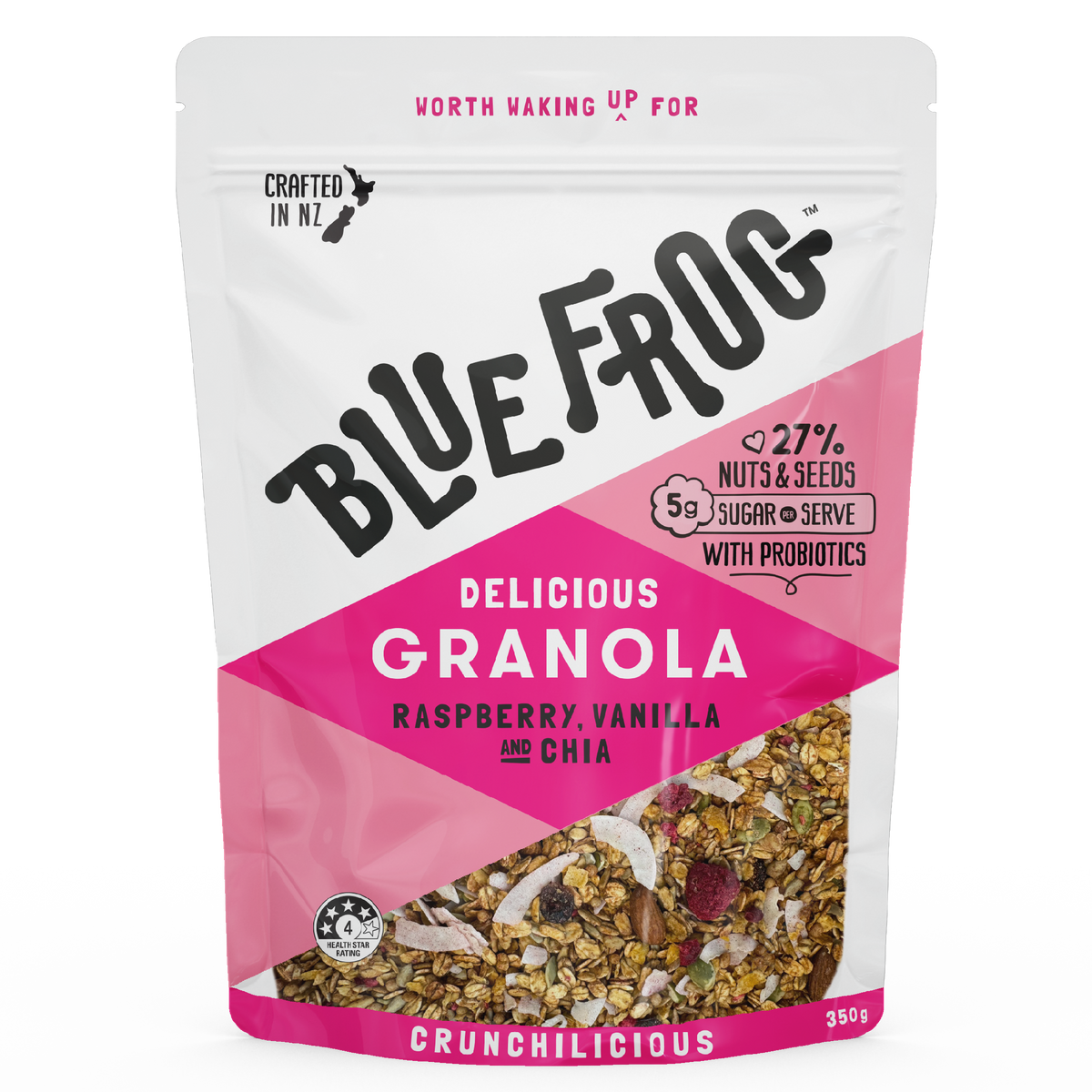 Raspberry, Vanilla & Chia Granola